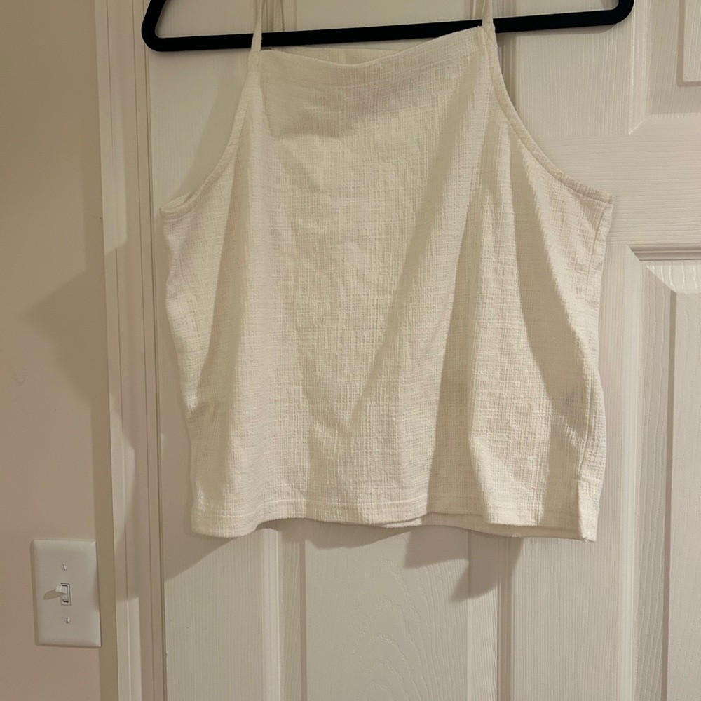 Madewell Women's White Apron Top